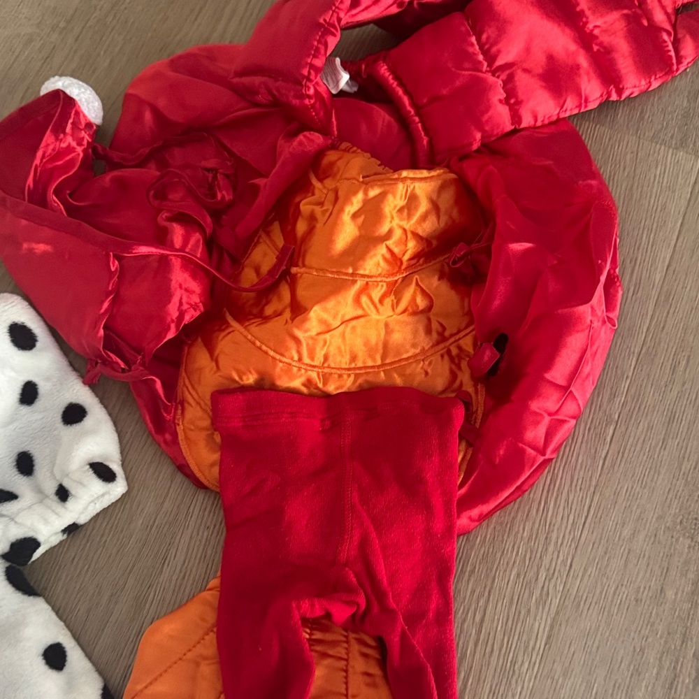 Kids Red and Orange Halloween Costume